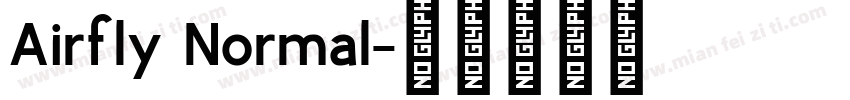 Airfly Normal字体转换